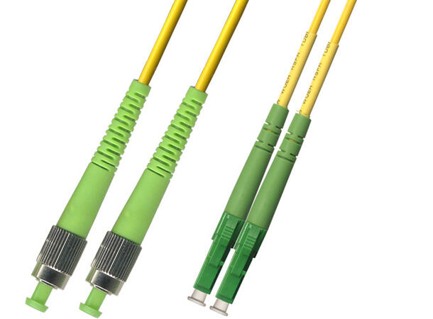 Snor SM DPX FC/APCR-LC/APC xx m 9/OS2 G.657.A2 2x ø2mm Gul 